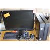 Image 1 : LOT VIEWSONIC 22IN MONITOR WITH DELL KEYBOARD AND NOBILIS PC WITH MICROSOFT MOUSE