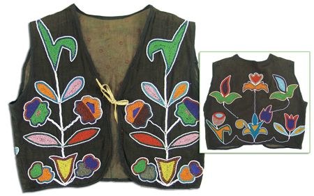 Winnebago Beaded Floral Vest