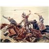 Image 2 : Framed Print ''The Bunch Quitter'' Charles Russell