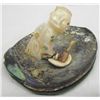 Image 1 : Vintage Indian Figure on an Abalone Shell