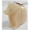 Image 2 : Zuni Carved Pink Quartz Bear Fetish