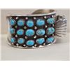 Image 2 : Navajo Old Pawn Turquoise Watch Bracelet- F Guerno