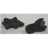 Image 3 : Pair of Santa Clara Pottery Beaver & Skunk Figures