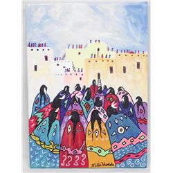 Original Acrylic Painting - Kills Thunder