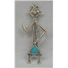 Image 1 : Navajo Sterling Silver Kachina Pin