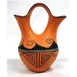 Jemez Pottery Wedding Vase -- Reyes Madalena