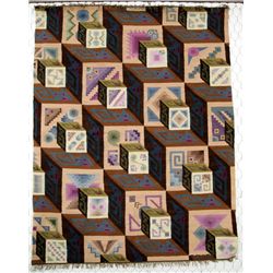 Peru Weaving ''Cubos (Cubes)'' by Eddie Sulca