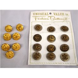 Collection of Military Buttons