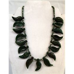 Jade Leaf Necklace