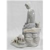 Image 2 : Lladro Nao Girl with Piglets Porcelain Figurine