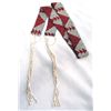 Image 1 : Red and White Beaded Stretch Belt