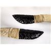 Image 2 : Obsidian Blade Antler Handled Knives