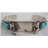 Image 2 : Navajo Sterling Turquoise Watch Band Bracelet