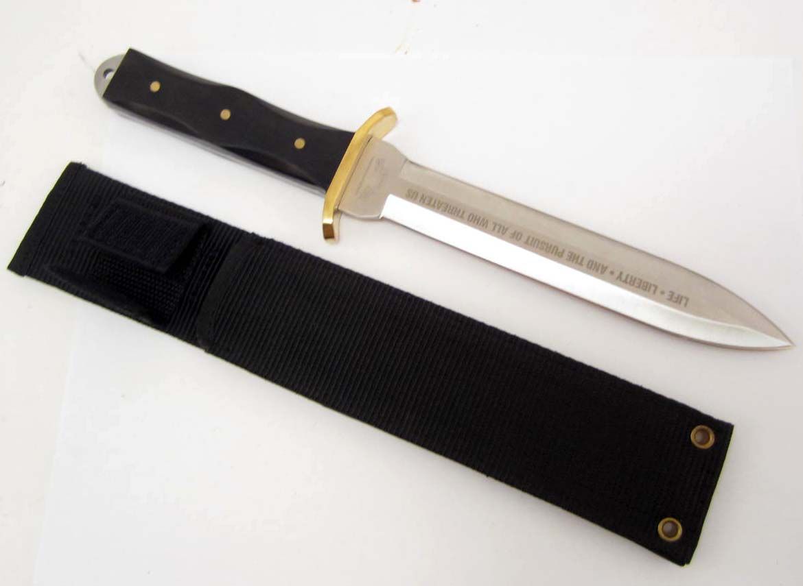 US ARMY RANGER TACTICAL DAGGER KNIFE W/ SHEATH