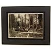 Image 1 : EARLY MOUNTED PHOTO OF LOGGERS AT SHOALTZ LOGGING CAMP HOQUIAM RIVER WASHINGTON