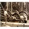 Image 2 : EARLY MOUNTED PHOTO OF LOGGERS AT SHOALTZ LOGGING CAMP HOQUIAM RIVER WASHINGTON