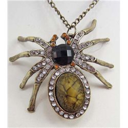 5291 - HANGING SPIDER NECKLACE