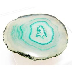 6273 - BIG 98.60 CT. AFRICAN FANCY AGATE SLICE GEMSTONE