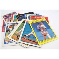 5536 - LOT OF OREL HERSHISER BASEBALL CARDS