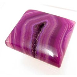 6195 - 69.60 CT. AFRICAN DRUZY ONYX AGATE CABOCHON