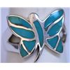 Image 1 : 22.65 CTW TURQOUISE RING .925 STERLING SILVER