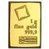 Image 1 : 1 gram Valcambi Gold Bar .9999 Fine