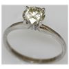 Image 1 : 1.10 CTW 14K GOLD DIAMOND RING ROUND C2/SI2/I1