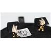 Image 1 : 0.58 CTW 14K YELLOW GOLD DIAMOND EARRINGS