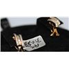 Image 2 : 0.58 CTW 14K YELLOW GOLD DIAMOND EARRINGS