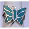 Image 1 : 23.65 CTW TURQOUISE RING .925 STERLING SILVER