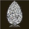 Image 1 : EGL CERT 0.58 CTW PEAR CUT DIAMOND D/SI2