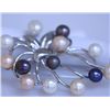 Image 1 : MULTICOLOR PEARL BROOCH