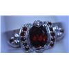 Image 1 : 22.30 CTW GARNET RING .925 STERLING SILVER