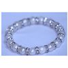Image 1 : 81.50 CTW WHITE PEARL AND CZ BRACELET