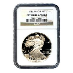 Certified Proof Silver Eagle PF70 NGC (date of our choi