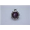 Image 1 : 30.0 CTW RUBY STAR PENDANT .925 STERLING SILVER