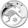 Image 1 : Australian Kangaroo 1 oz. Silver (date of our choice)