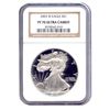Image 1 : Certified Proof Silver Eagle PF70 NGC (date of our choi