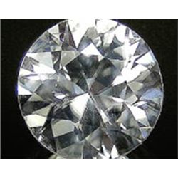 EGL CERT 0.74 CTW ROUND DIAMOND F/SI2