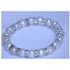 Image 1 : 86.05 CTW WHITE PEARL AND CZ BRACELET