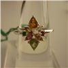 Image 1 : 11.00ctw,SEMIPRECIOUS RING .925 STERLING SILVER