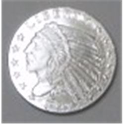 1929 SILVER INDIAN LIBERTY HEAD 1/4oz .999 FINE SILVER *MS HIGH GRADE*!!