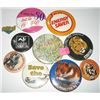 Image 1 : 10 TOTAL ASSORTED VINTAGE BUTTONS & PIN INCLUDES *SAVE THE WHALES* & ENVIROMENTAL BUTTONS!!