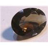 14.45 CARAT SMOKY TOPAZ *BEAUTIFUL OVAL CUT/FACETED & POLISHED GEMSTONE*!!