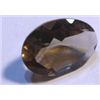 21.95 CARAT *HUGE* SMOKY TOPAZ *BEAUTIFUL OVAL CUT/FACETED & POLISHED GEMSTONE*!!
