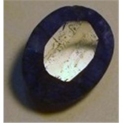 10.25 CARAT *HUGE* BLUE SAPPHIRE *BEAUTIFUL OVAL CUT/FACETED & POLISHED PRECIOUS GEMSTONE*!!