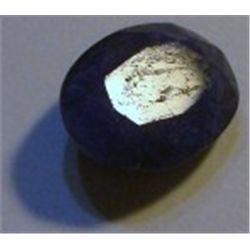 12.45 CARAT *HUGE* BLUE SAPPHIRE *BEAUTIFUL OVAL CUT/FACETED & POLISHED PRECIOUS GEMSTONE*!!