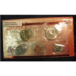 213. 2001 U.S. Mint Set. Original as issued.