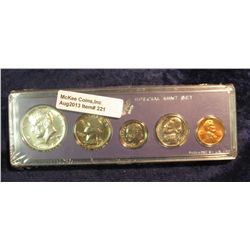221. 1967 Silver U.S. Special Mint Set. Original as issued.