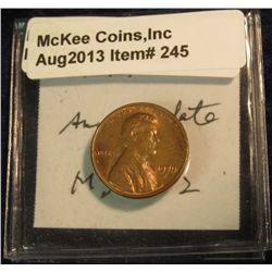 245. 1970 S Small Date, High 7 Lincoln Cent. MS 62.